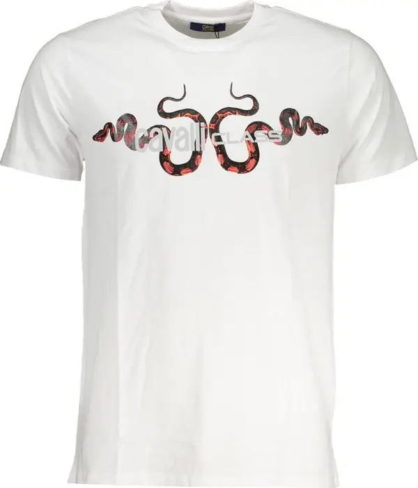 White Cotton Men T-Shirt