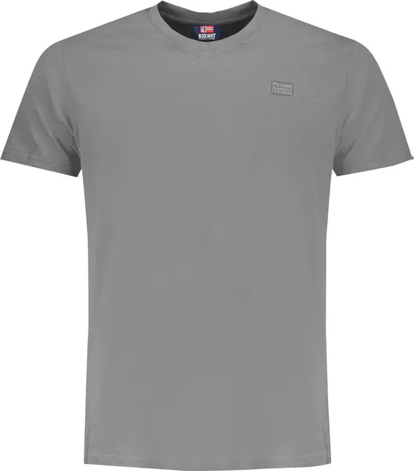 Brown Cotton Men T-Shirt