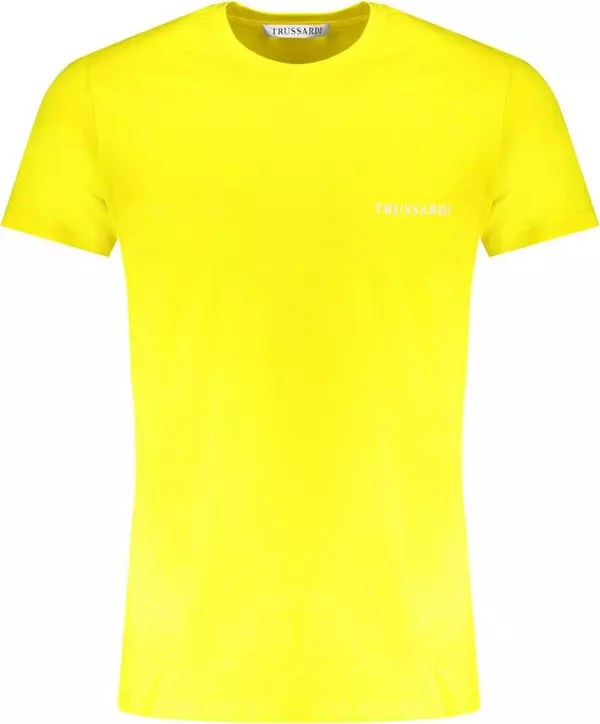 Yellow Cotton Men's T-Shirt