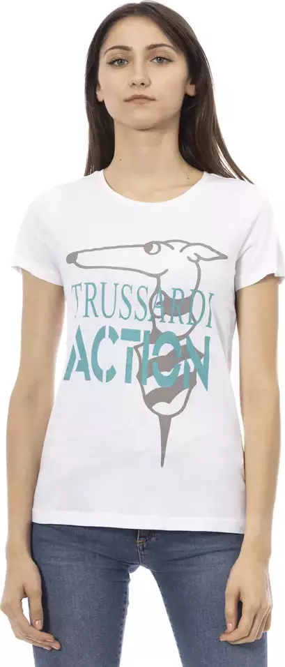 White Cotton Tops & T-Shirt