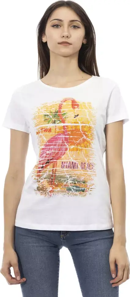 White Cotton Tops & T-Shirt