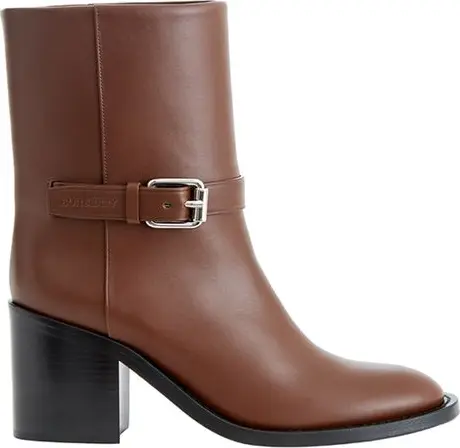 Brown Leather Ankle Boots