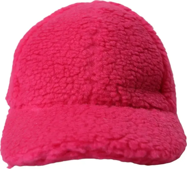 Pink Fleece Plush Baseball Hat Men