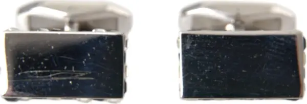 Silver Plated Metal Brass Pin Men Cufflinks