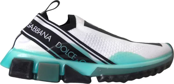 Black White Blue Slip On Sorrento Sneakers Shoes
