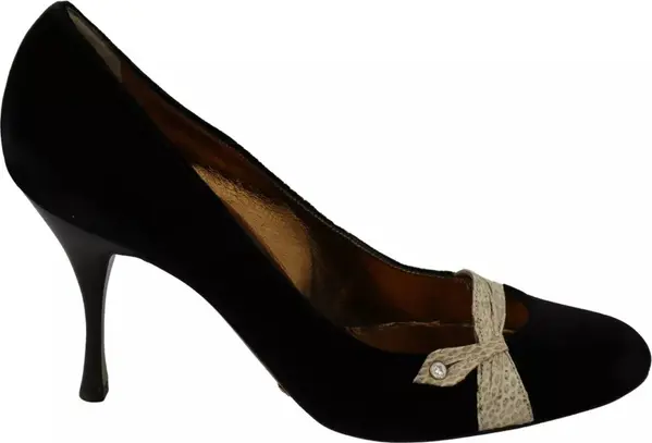 Black Velvet Ayers High Heels Pumps Shoes