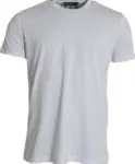 White Cotton Roundneck Short Sleeve T-shirt