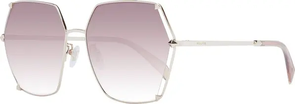 Rose Gold Metal Sunglasses
