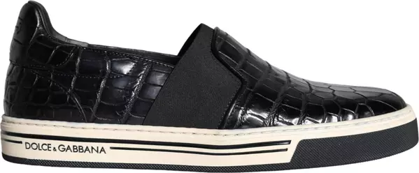 Black Leather Loafers Slippers Casual Shoes