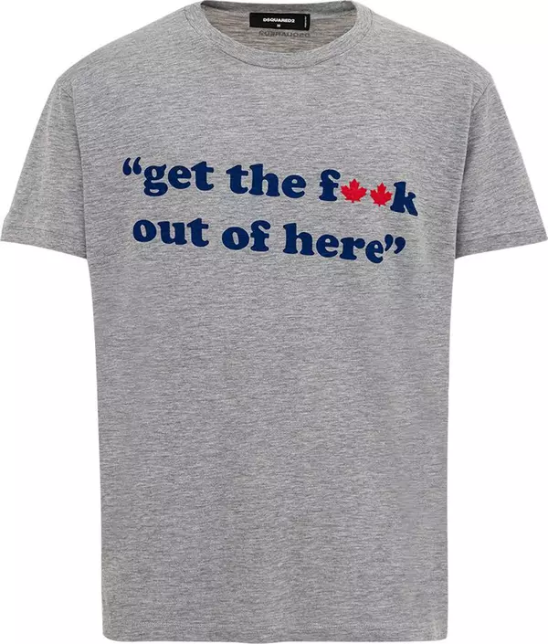 Gray Cotton T-Shirt