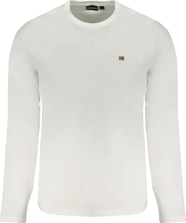 White Cotton Men T-Shirt