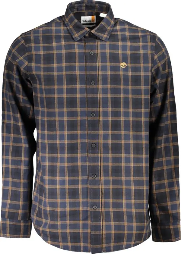 Blue Cotton Men's Shirt