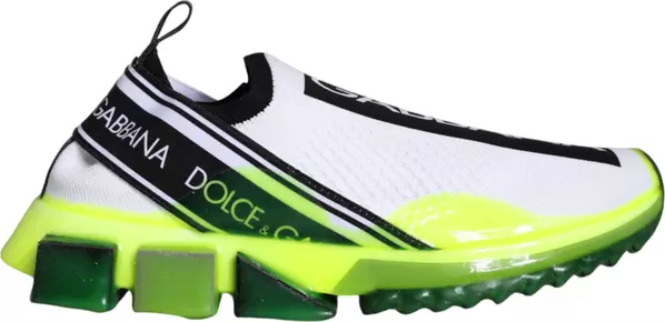 White Yellow Slip On Sorrento Sneakers Shoes