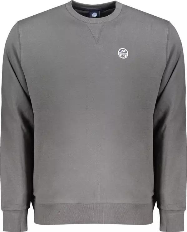 Grigio Cotton Men Sweatshirt