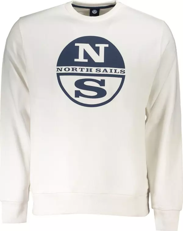Bianco Cotton Men Sweatshirt