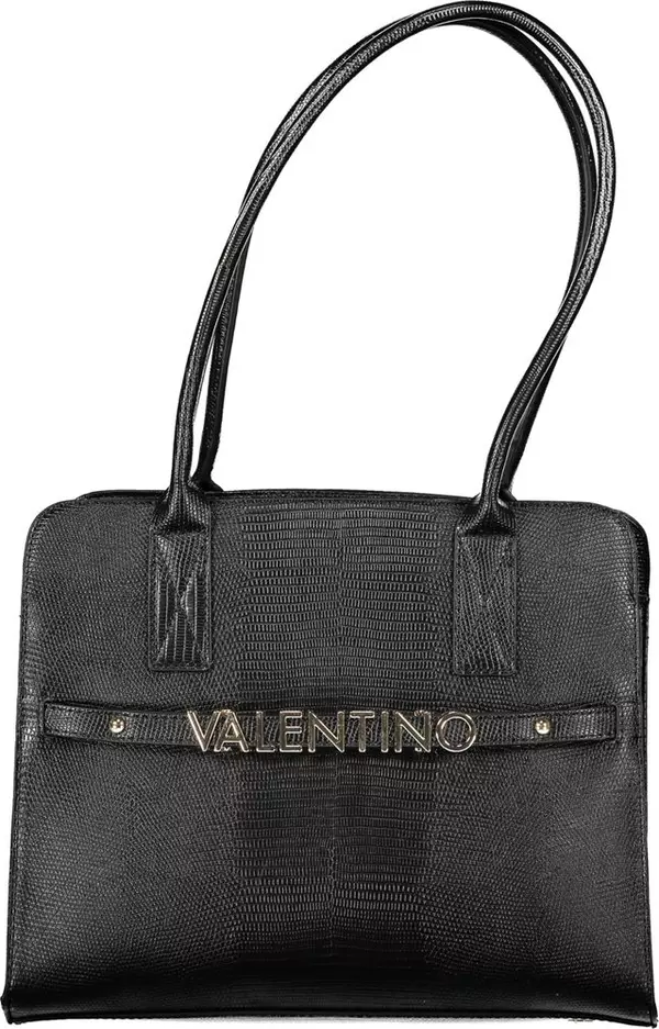 Black Polyurethane Women's Bag