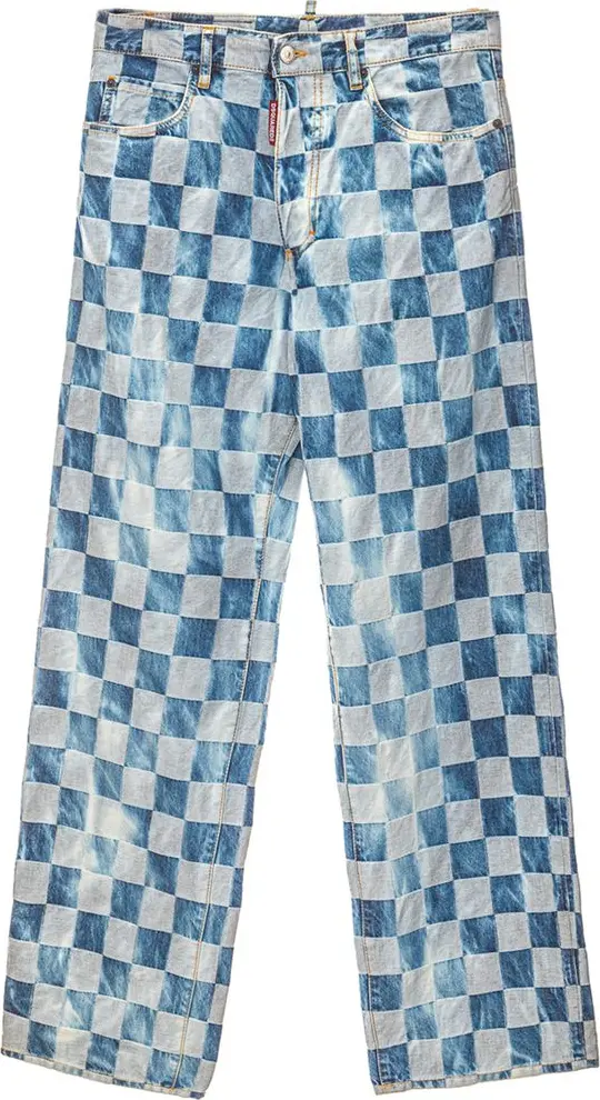 Blue Cotton Relaxed Fit Jeans