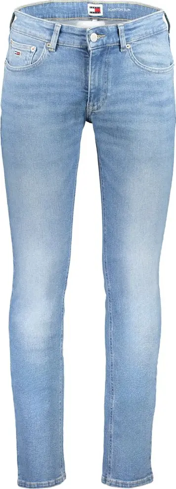 Azzurro Cotton Slim Men Jeans