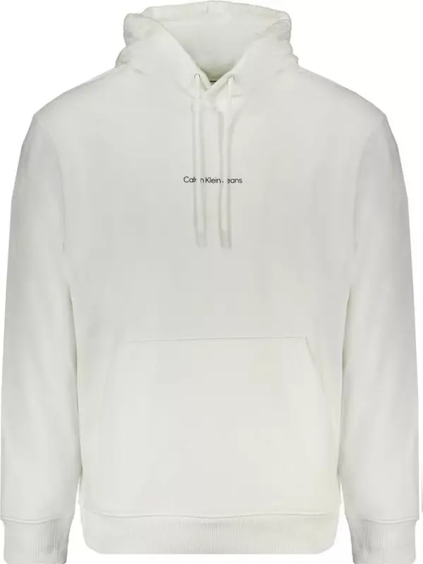 White Cotton Men's Sweatshirt