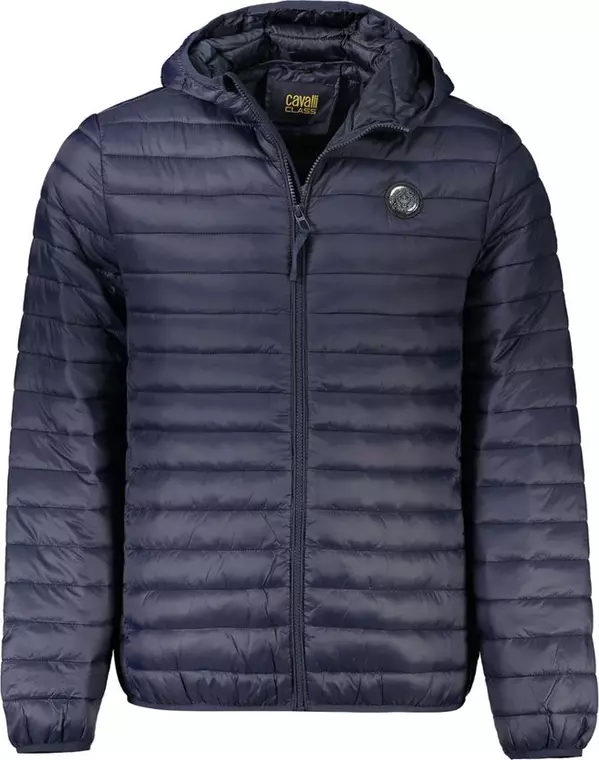 Blue Polyamide Men's Jacket