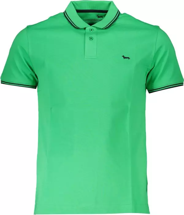 Green Cotton Polo Shirt