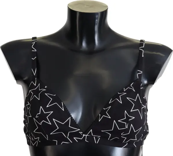 Black Millennials Star Non Wire Cotton Bra Underwear