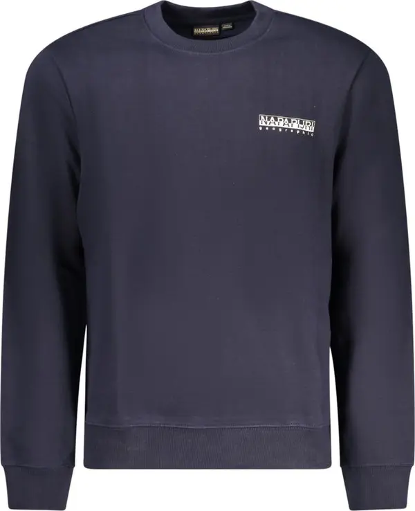 Blu Cotton Men Sweatshirt