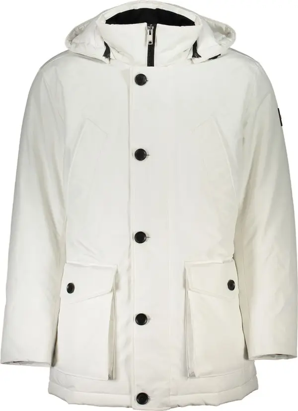 White Elastane Jacket