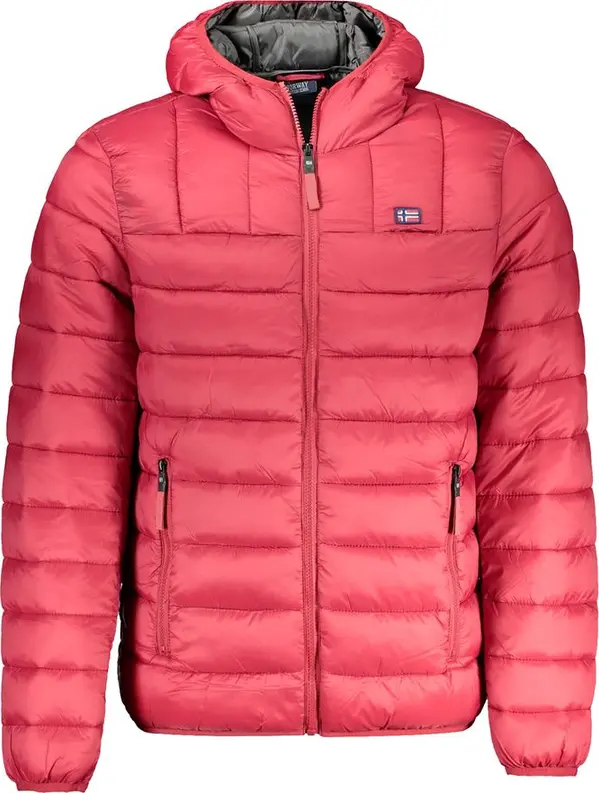 Rosso Poliammide Men's Jacket