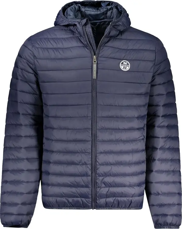 Blue Polyamide Men's Jacket