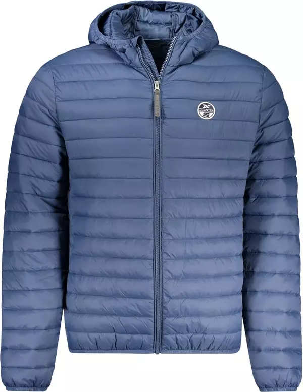 Blu Poliammide Men's Jacket