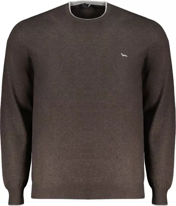 Marrone Wool Men Sweater