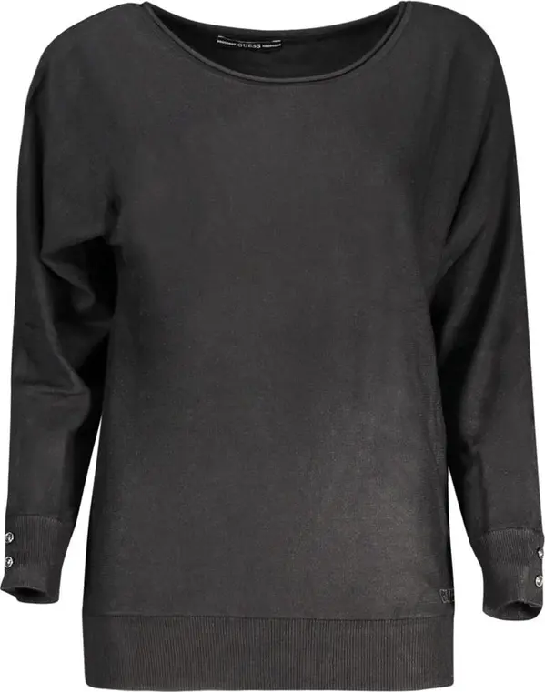 Black Viscosa Women Sweater