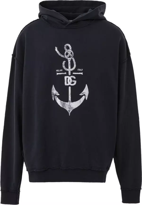 Blue Cotton Sweatshirt