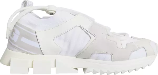 White Mesh Sorrento Trekking Sneakers Shoes