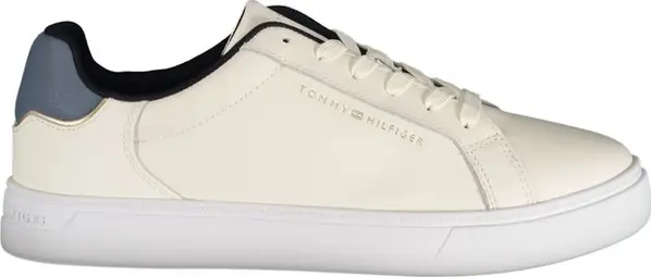 Beige Leather Women Sneaker