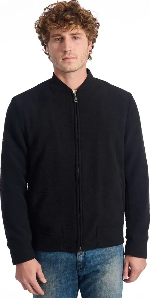 Black Wool Men's Jacket
