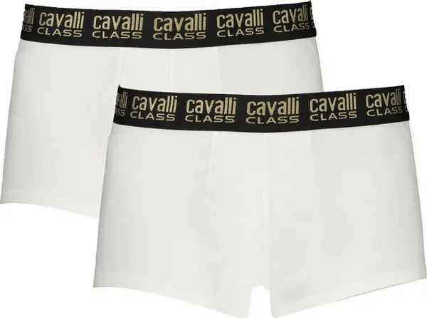 White Cotton Men's Boxer Briefs