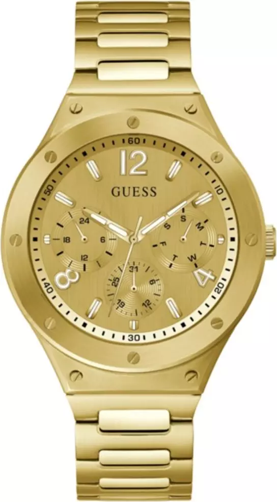 Gold Stainless Steel Dress Watch