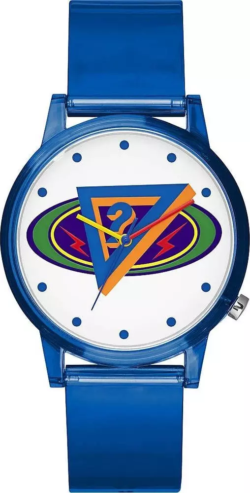 Blue Resin Dress Watch