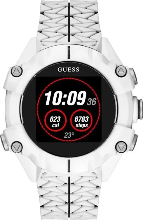 White Resin Sport Watch