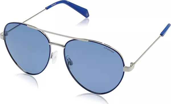 Blue Metal Sunglasses
