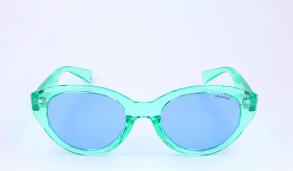 Blue Polycarbonate Sunglasses