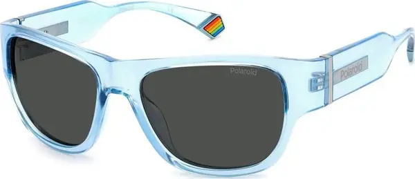 Blue Polycarbonate Sunglasses