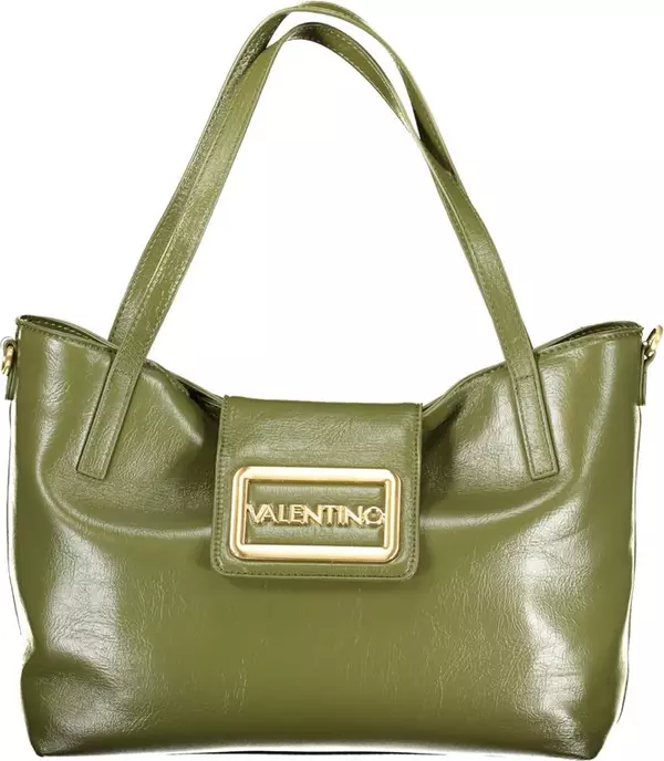 Verde Polyurethane Women's Bag with Adjustable Strap