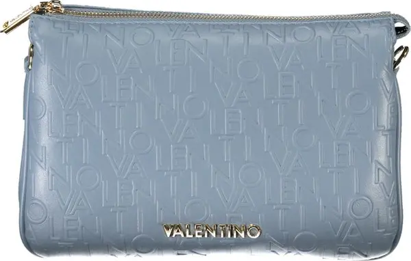 Azzurro Polyurethane Women's Bag With Shoulder Strap