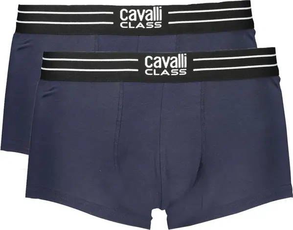 Blue Cotton Men Boxer