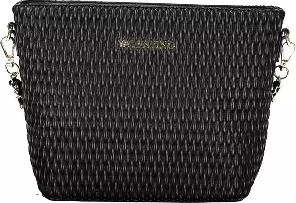 Nero Poliuretano Women's Bag with Removable Shoulder Handle
