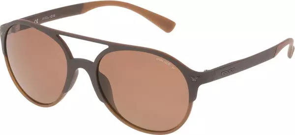 Brown Injected Sunglasses