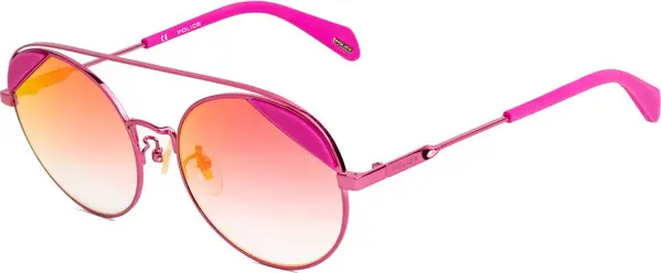 Pink Metal Sunglasses